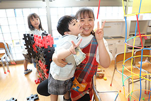 5クラスで自由遊び🎵　年中組