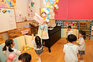 ボール遊び　こあら