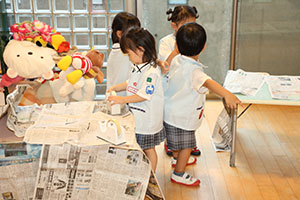 秘密基地を作りました　うさぎ
