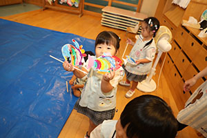お魚釣り楽しかったね　きりん