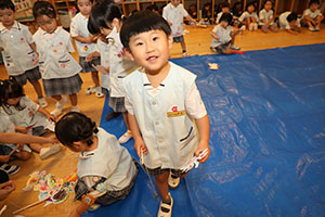 お魚釣り楽しかったね　きりん