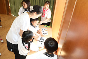 年長お泊り保育２・ふれあい遊びとゲーム大会