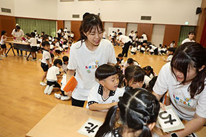 年長お泊り保育２・ふれあい遊びとゲーム大会