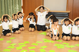 年長お泊り保育２・ふれあい遊びとゲーム大会