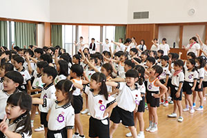 年長お泊り保育２・ふれあい遊びとゲーム大会