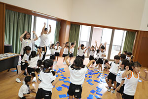 年長お泊り保育２・ふれあい遊びとゲーム大会