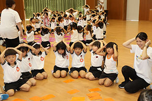 年長お泊り保育２・ふれあい遊びとゲーム大会