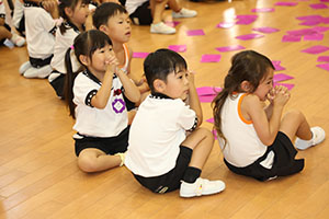年長お泊り保育２・ふれあい遊びとゲーム大会