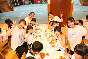 年長お泊り保育4・食育のお話とスペシャルディナー