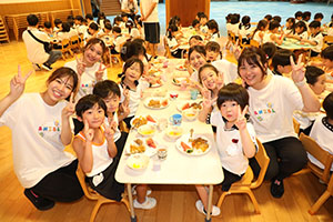 年長お泊り保育4・食育のお話とスペシャルディナー