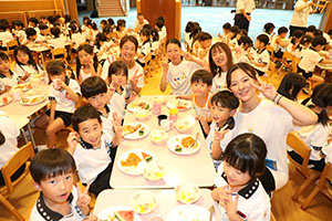 年長お泊り保育4・食育のお話とスペシャルディナー