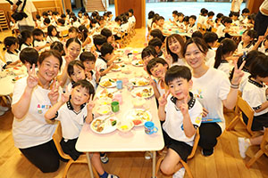 年長お泊り保育4・食育のお話とスペシャルディナー