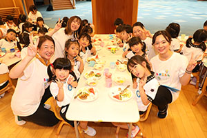 年長お泊り保育4・食育のお話とスペシャルディナー