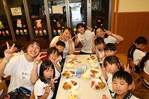 年長お泊り保育4・食育のお話とスペシャルディナー
