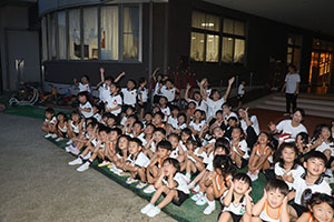 年長お泊り保育５・ランタン・花火大会　NO．1