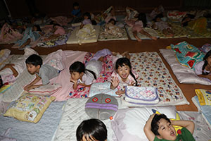 年長お泊り保育6・おやすみなさい　NO．2