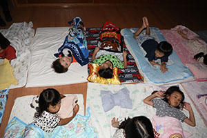 年長お泊り保育6・おやすみなさい　NO．2