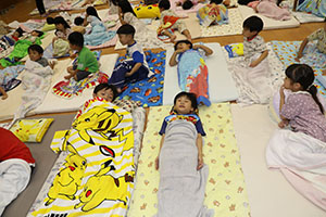 年長お泊り保育6・おやすみなさい　NO．1
