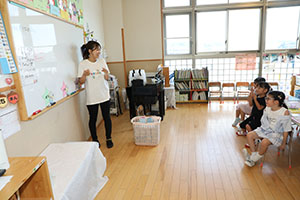 カミングエンゼル　1年生の皆さん・お帰りなさい！　朝の様子