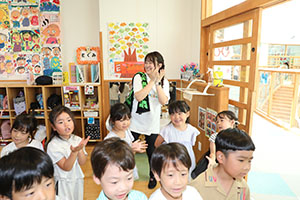 カミングエンゼル　1年生の皆さん・お帰りなさい！　朝の様子