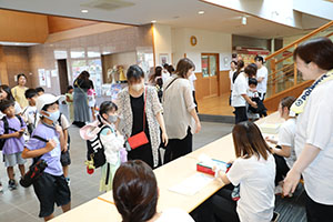 カミングエンゼル　1年生の皆さん・お帰りなさい！　朝の様子