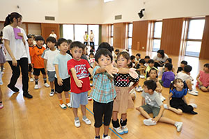カミングエンゼル　1年生の皆さん・お帰りなさい！　朝の様子