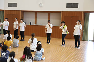 カミングエンゼル　1年生の皆さん・お帰りなさい！　朝の様子