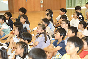カミングエンゼル　1年生の皆さん・お帰りなさい！　朝の様子