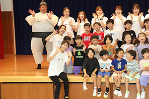 カミングエンゼル　1年生の皆さん・お帰りなさい！　朝の様子