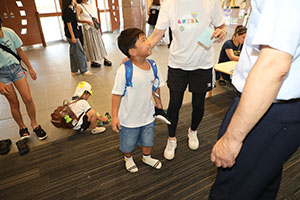 カミングエンゼル　1年生の皆さん・お帰りなさい！　朝の様子
