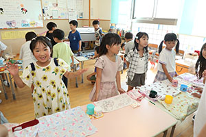 カミングエンゼル　1年生の皆さん・お帰りなさい！　朝の様子