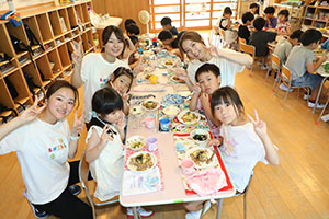 カミングエンゼル　　給食美味しかったね