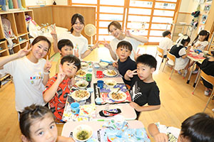 カミングエンゼル　　給食美味しかったね