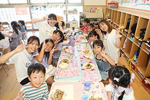 カミングエンゼル　　給食美味しかったね