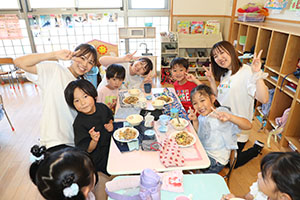 カミングエンゼル　　給食美味しかったね