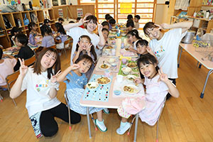 カミングエンゼル　　給食美味しかったね