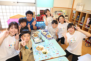 カミングエンゼル　　給食美味しかったね
