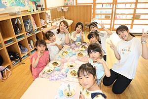 カミングエンゼル　　給食美味しかったね