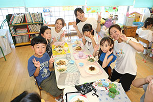 カミングエンゼル　　給食美味しかったね