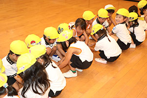 8月生まれのお誕生会　ーつなひきー　年中組