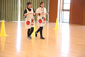 8月生まれのお誕生会　ーいろいろリレーー　年長組