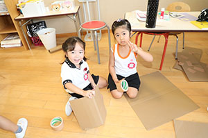 お店やさんを作ろう！　ひまわり・ばら・すみれ