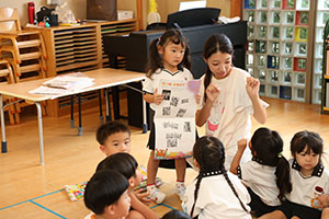夏の思い出の発表　きりん・ぱんだ・さくら・E