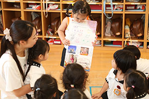 夏の思い出の発表　きりん・ぱんだ・さくら・E