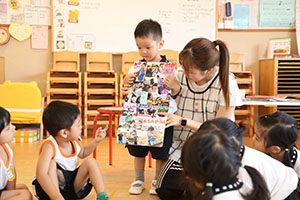 夏の思い出の発表　きりん・ぱんだ・さくら・E