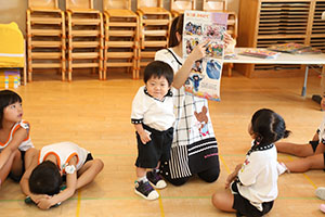 夏の思い出の発表　きりん・ぱんだ・さくら・E