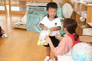 夏の思い出の発表　きりん・ぱんだ・さくら・E