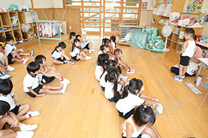 夏の思い出の発表　きりん・ぱんだ・さくら・E
