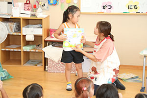 夏の思い出の発表　きりん・ぱんだ・さくら・E