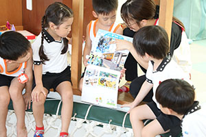 夏の思い出の発表　きりん・ぱんだ・さくら・E